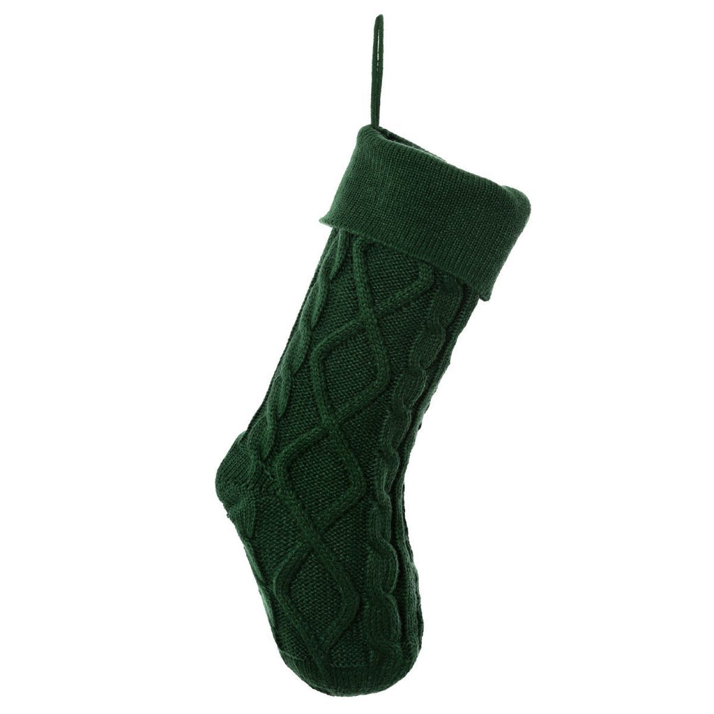 Christmas stocking, knitted stocking, diamond pattern stocking, wool Christmas stocking, festive decorations, holiday stockings, fireplace stocking, Aussie Christmas decor, Christmas gift idea - White and red - Size 2PCS