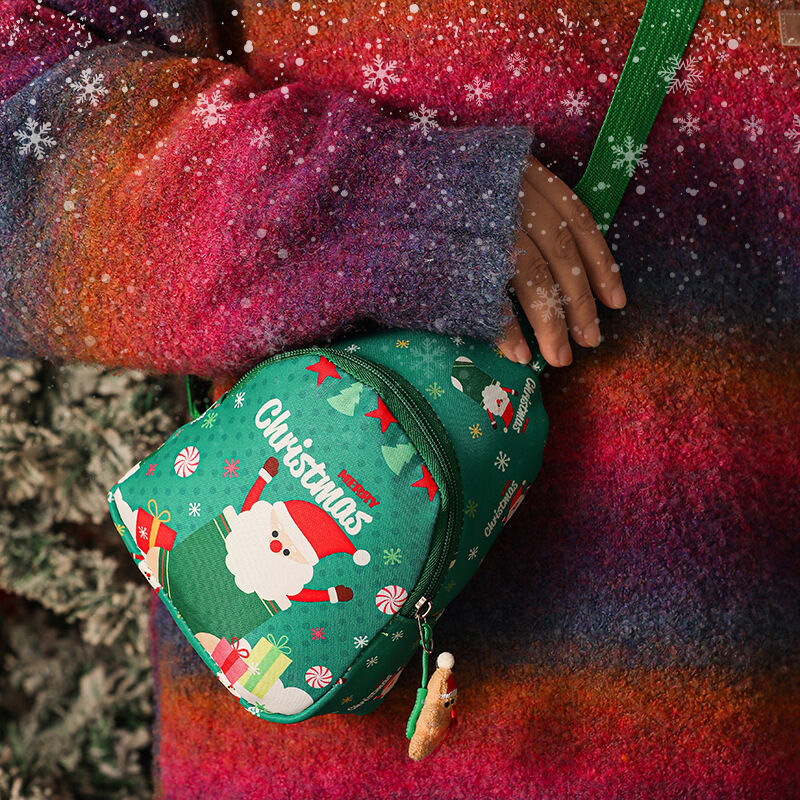 Aussie Christmas Sling Bag Set – Red & Green Santa-Themed, Adjustable & Festive for Gifting & Styling