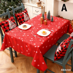 Christmas gift Christmas Tablecloth - Festive 180x150cm Table Cover for Holiday Dining & Home Decor（F）