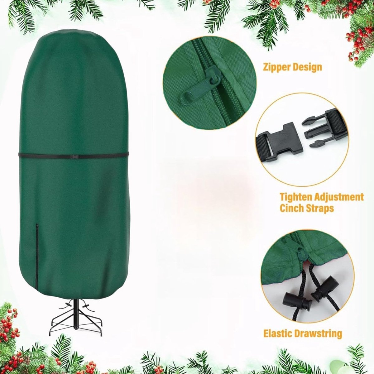 Christmas Tree Storage Cover - 2.7m / 9FT - Standing Christmas tree storage bag