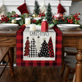 Table Runner - Christmas Table Runner - Christmas Decorations - Christmas Table Runner 33x183 cm - Christmas Table Decorations - Christmas Decorations 2024 - Christmas Decorations (Christmas Red)