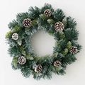 Christmas Garland Decor, Artificial Christmas Wreaths for Front Door, Christmas Window Garland Door Decorations Winter Ornaments