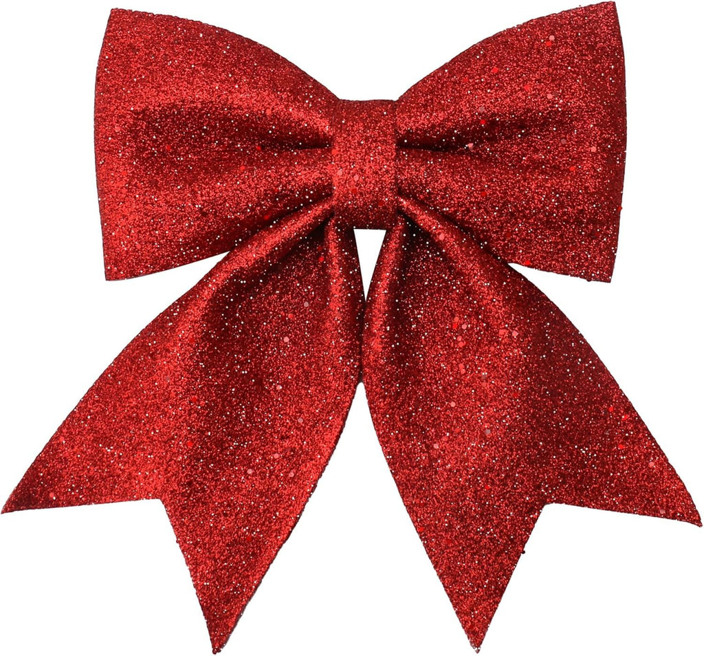 One Large Red Christmas Tree Topper Bow Big Christmas Tree Bows Red