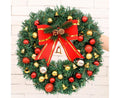 30cm Christmas Wreath with Lights, Christmas Decorations, Artificial Christmas Garland