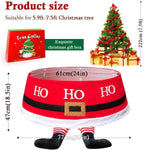 Christmas Tree Collar, 48 Inch Christmas Tree Ring, Foldable Christmas Tree Skirt