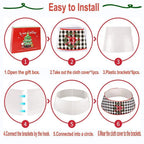 Christmas Tree Collar, 48 Inch Christmas Tree Ring, Foldable Christmas Tree Skirt