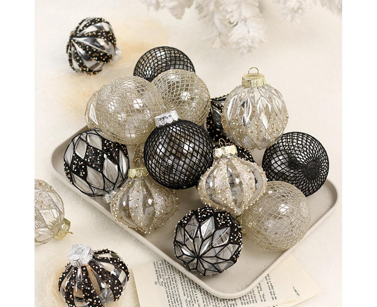 9Pcs Christmas Ball Ornaments Shatterproof Colorful Transparent Plastic Christmas Tree DecorationHanging Ornaments for Xmas Party,Wedding,Holiday