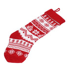 Large Knitted Christmas Stocking with Candy Bag Lovely Christmas Decorations Hanging StockingsChristmas Trees