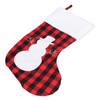 Christmas Stocking Gift Bags Cute Decals Large Capacity Exquisite Workmanship Brighter Color Large Christmas StockingSnowman