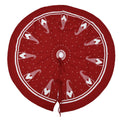 Christmas Tree Skirt Soft Reusable Christmas Tree Carpet Mat Christmas Tree Bottom Decoration