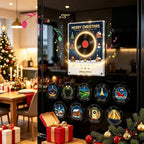 Christmas Vinyl Player Fridge Record NFC Magnetic Music Box Set, Christmas Decors, Christmas Home Gift