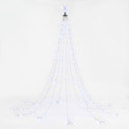 Jingle Jollys 2.5M Christmas Tree Lights Christmas Lights Tree Topper Waterfall Fairy Lights White